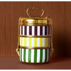 Target x Rosie Assoulin 3-Tier Tiffin Lunch Box Carrier Stainless Steel